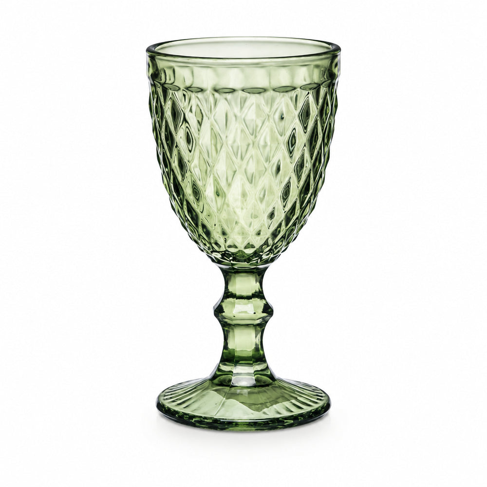 SET 6 COPAS DIAMANTE VERDE
