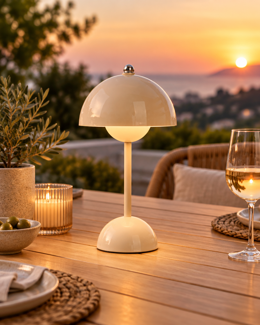 LÁMPARA LED BOLET BEIGE RECARGABLE 1.5W · foto 2