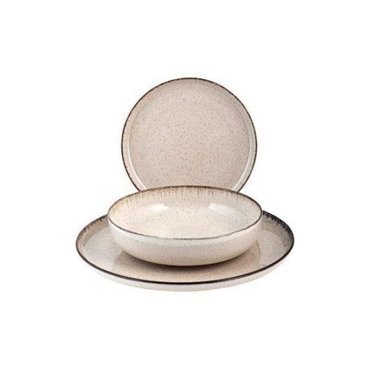 Vajilla Pearl Marfil, 12 piezas