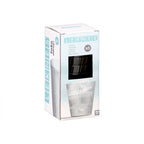 SET 6 VASOS GRIS RAYAS 300 ML