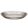 SET 6 PLATOS LLANOS GRIS RAYAS 23CM
