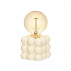 LAMPARA DECORATIVA CON BASE DE BOLAS