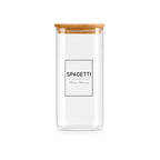 BOTE  DE BOROSILICATO PARA ESPAGUETIS