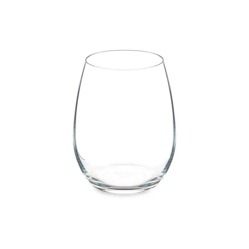 SET DE 6 VASOS DE CRISTAL TRANSPARENTE 350 ML