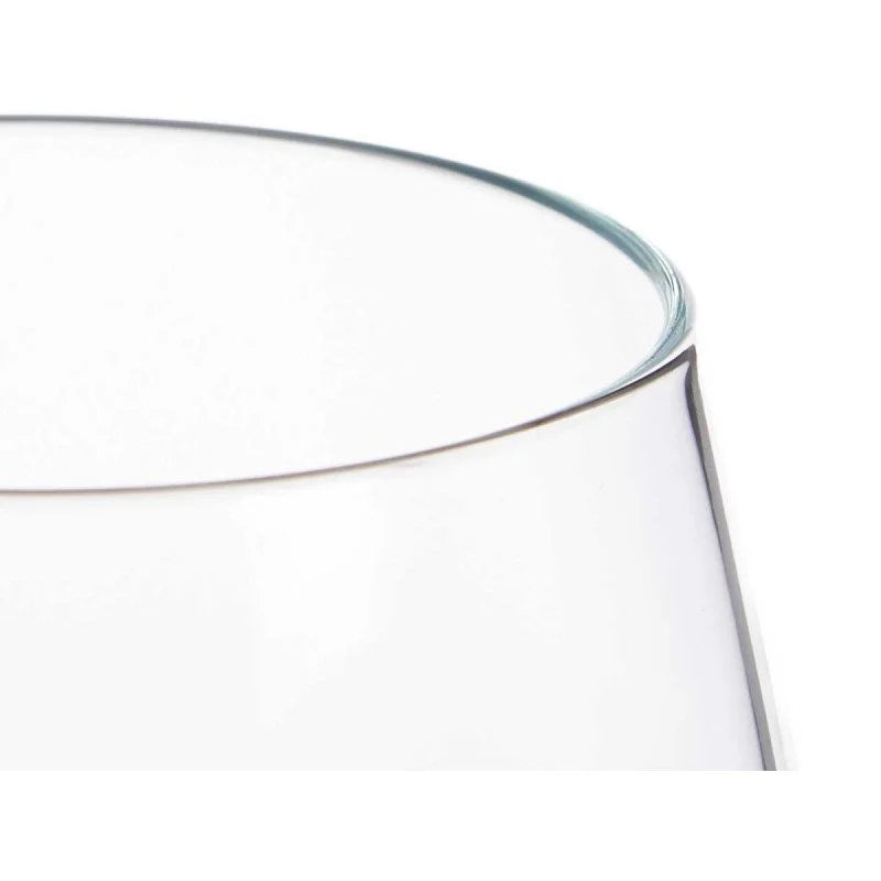 SET DE 6 VASOS DE CRISTAL TRANSPARENTE 350 ML