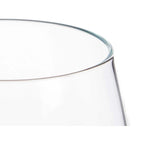SET DE 6 VASOS DE CRISTAL TRANSPARENTE 350 ML