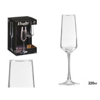 SET 4 COPAS DE CAVA TRANSPARENTES