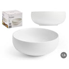 SET 4 BOLES BLANCOS DE CERÁMICA