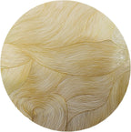 BAJO PLATO REDONDO DORADO CON RELIEVE