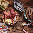 SET DE 4 CUCHILLOS CHURRASCO TRAMONTINA