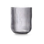 SET 6 VASOS COLOR GRIS CON RELIEVE