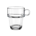 SET 6 TAZAS DE VIDRIO APILABLES