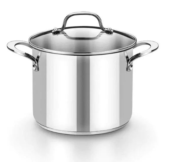 BATERÍA DE COCINA BRA DE ACERO INOXIDABLE 5 PIEZAS