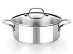 BATERÍA DE COCINA BRA DE ACERO INOXIDABLE 5 PIEZAS