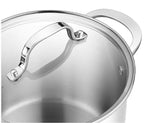 BATERÍA DE COCINA BRA DE ACERO INOXIDABLE 5 PIEZAS