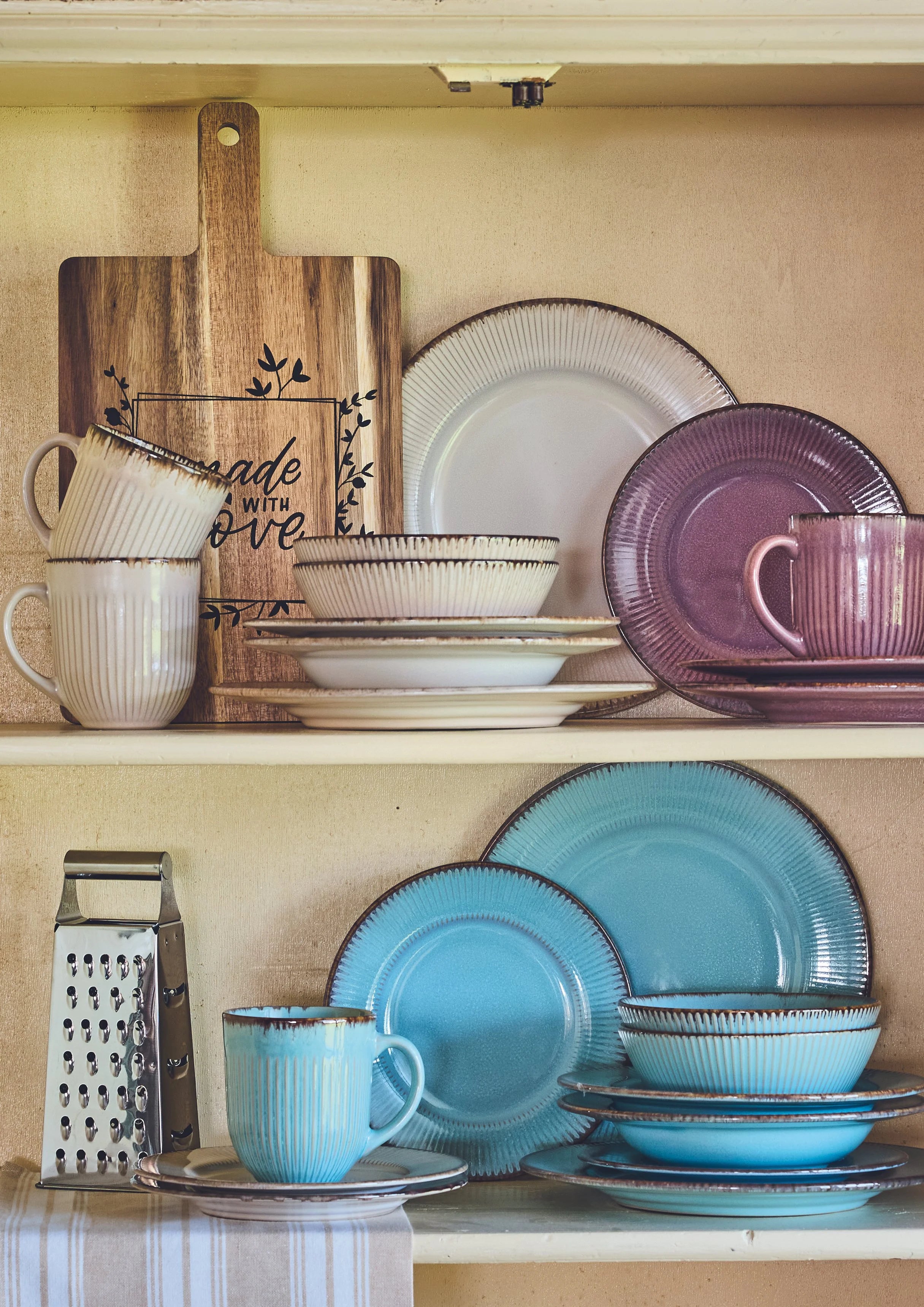SET 6 TAZAS TURQUESA ALTHEA