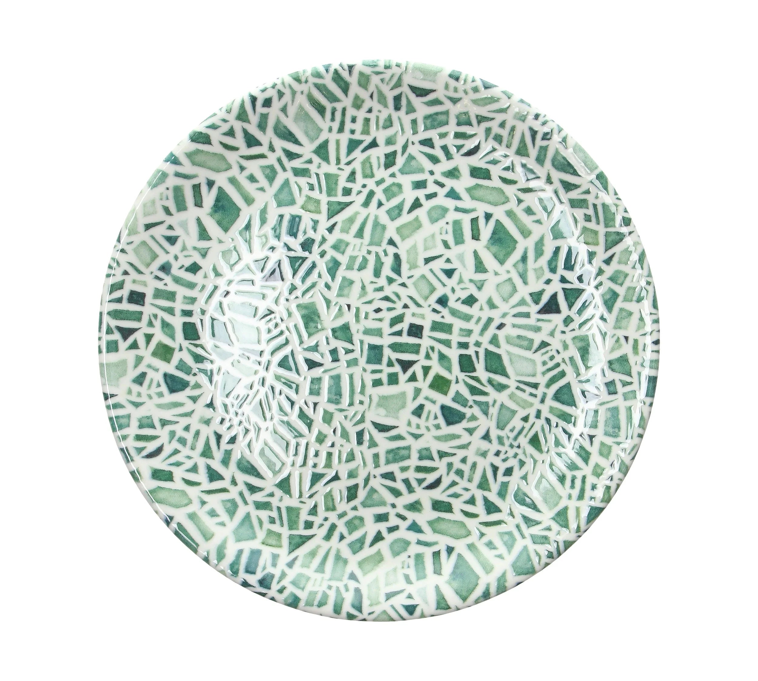 PLATO LLANO VERDE MOSAICO