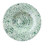 PLATO HONDO VERDE MOSAICO