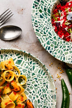 PLATO LLANO VERDE MOSAICO