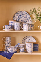 SET 6 TAZAS CAFÉ CON PLATO COTTAGE