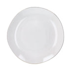 VAJILLA DELPHI BLANCA CON FILO DORADO 18 PIEZAS