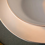 VAJILLA DELPHI BLANCA CON FILO DORADO 18 PIEZAS