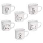 SET 6 TAZAS LITTLE FUNNY ONES 300 ML mm