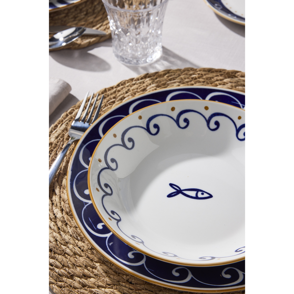Vajilla Mediterránea azul Tognana, 18 piezas · foto 5