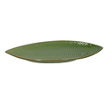 PLATO HOJA VERDE 34 CM
