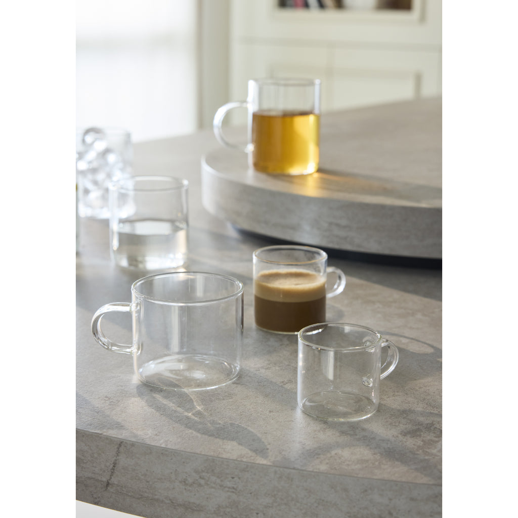 SET JARRA + 4 VASOS LYRA BOROSILICATO TOGNANA
