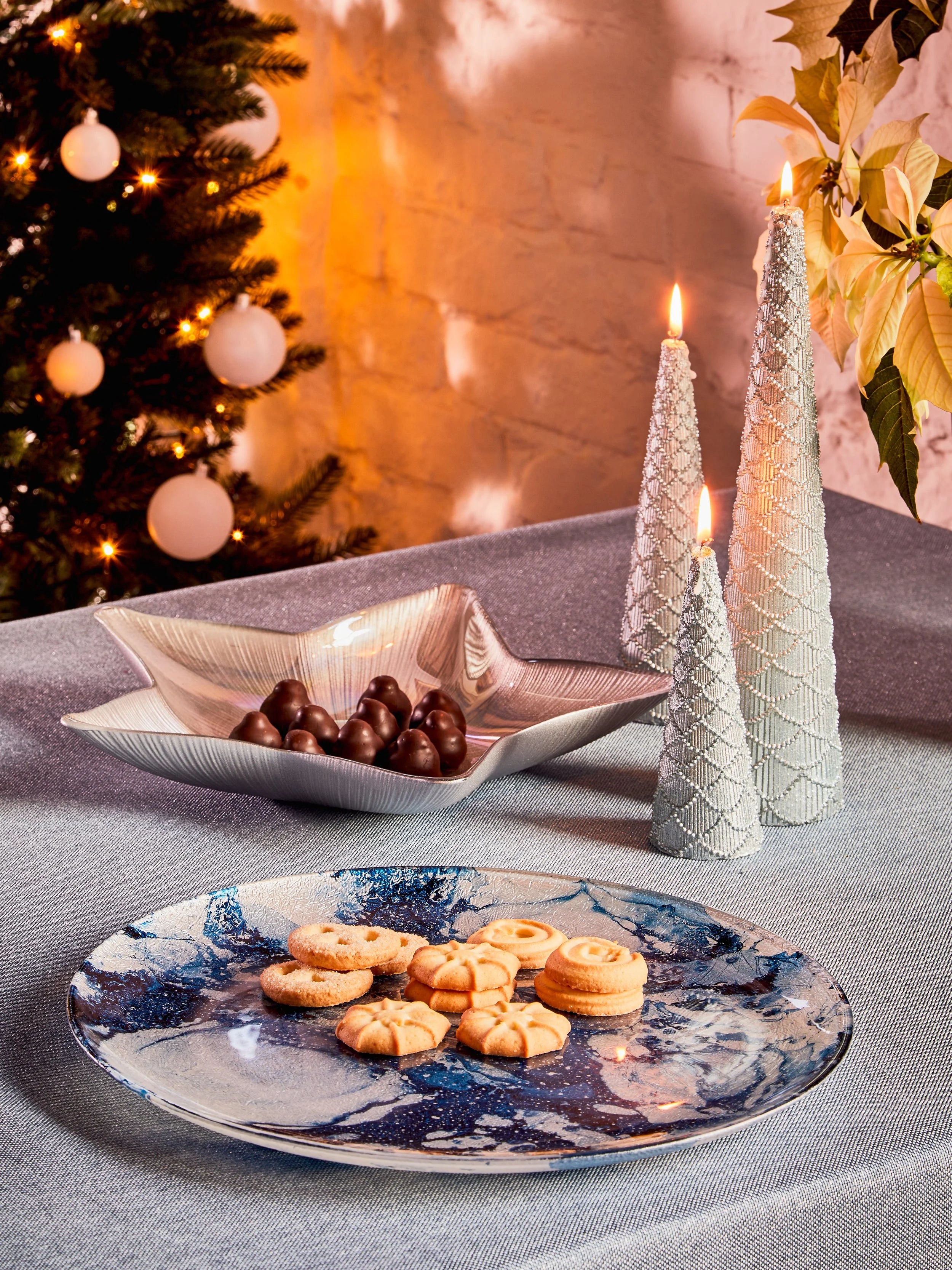 MANTEL LUREX BLU
