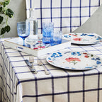 MANTEL PICNIC CUADROS AZUL