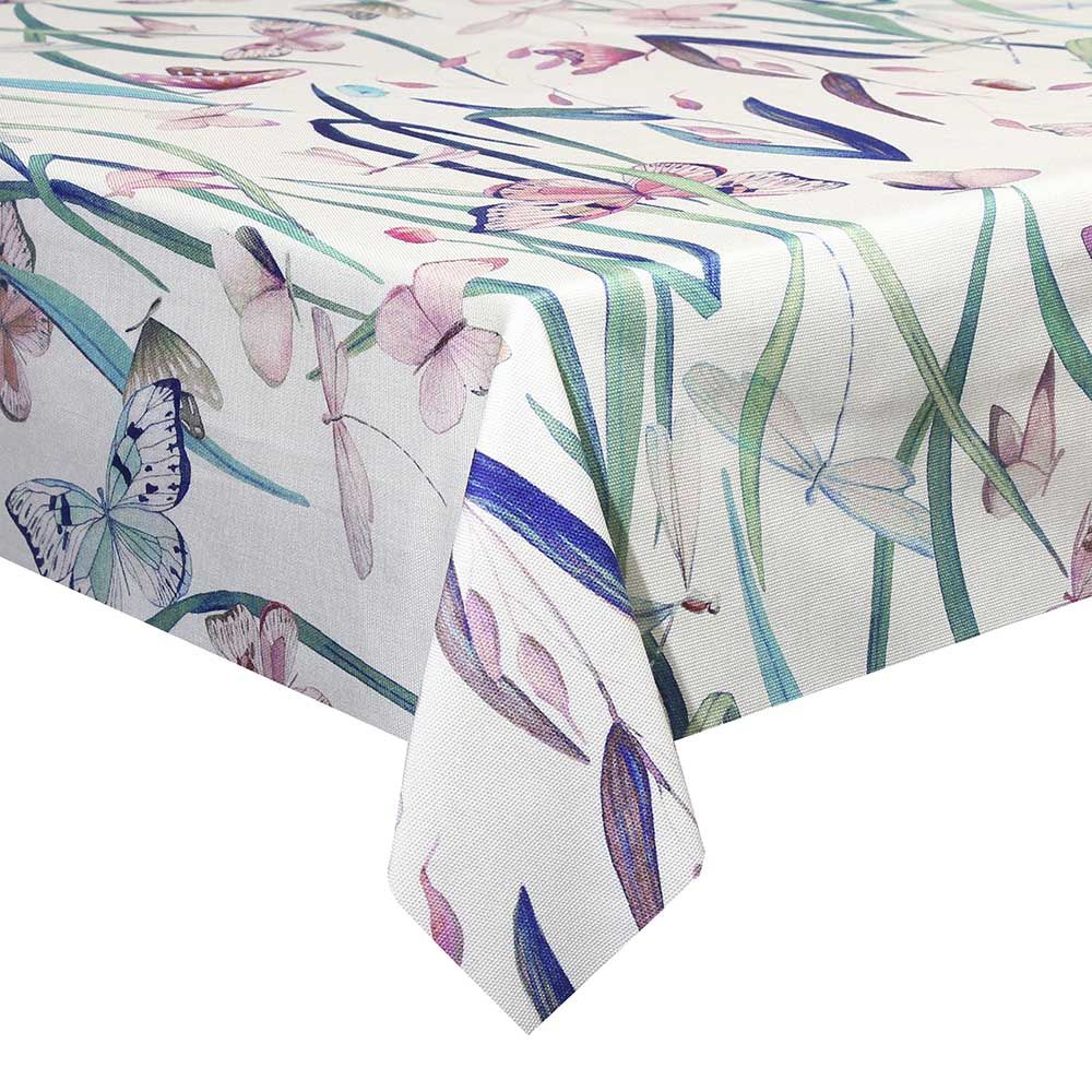 MANTEL MARIPOSAS FLORAL 140 X 240 CM