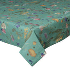 MANTEL VERDE FLORAL