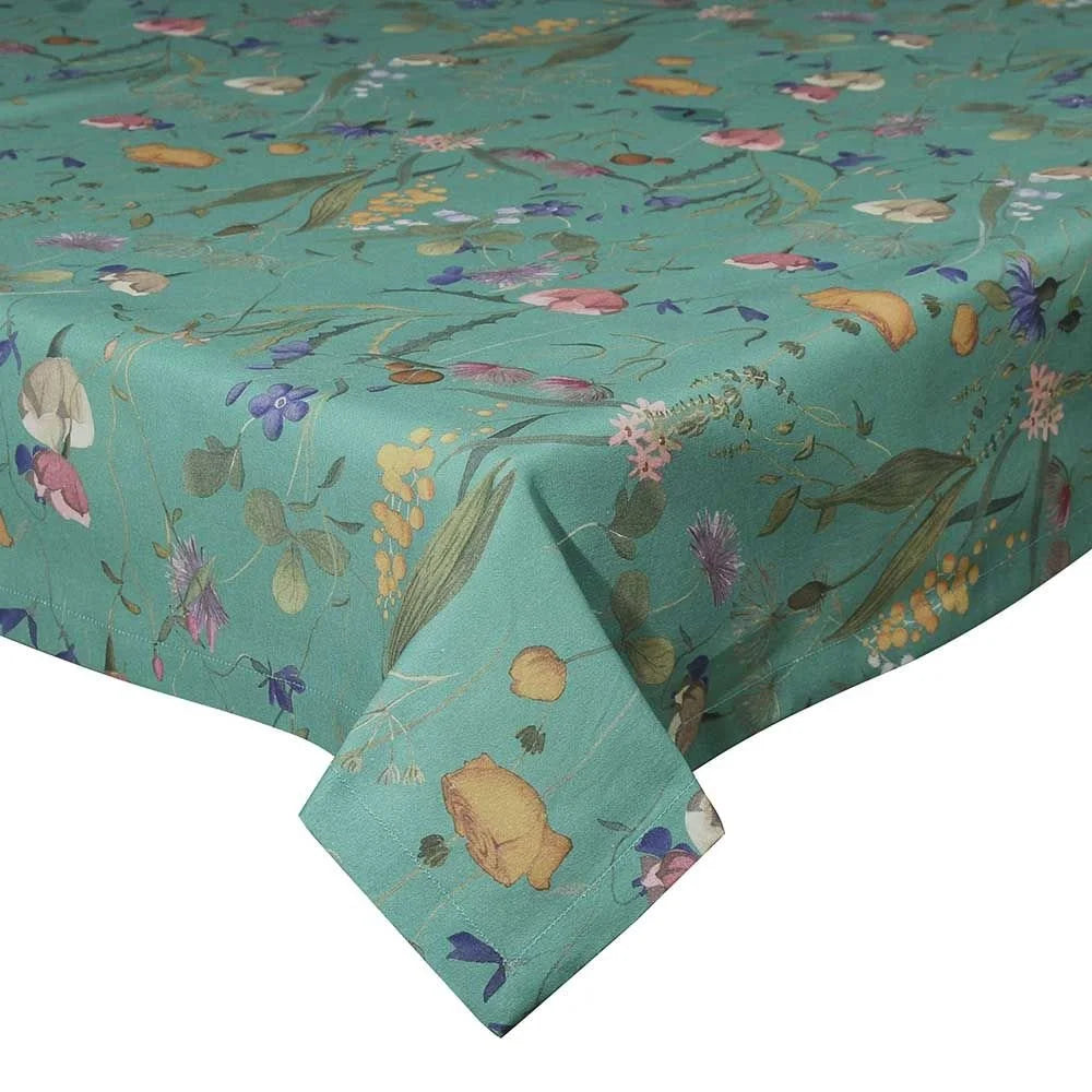 MANTEL VERDE FLORAL