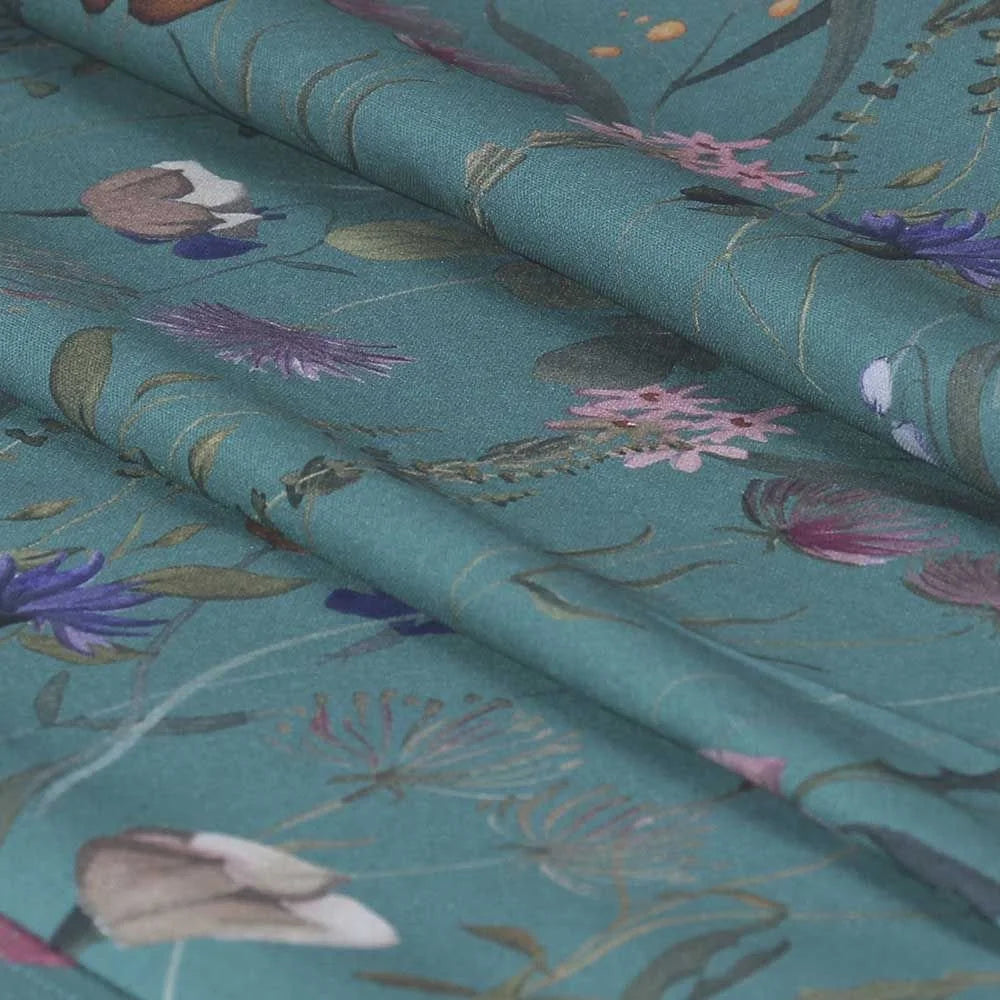 MANTEL VERDE FLORAL
