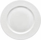 VAJILLA 18 PIEZAS BLANCA TEXTURA GOLF