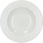 VAJILLA 18 PIEZAS BLANCA TEXTURA GOLF