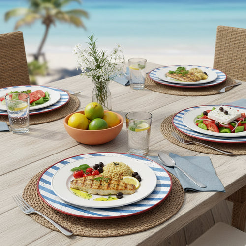 BAJO PLATO DECORATIVO PECES