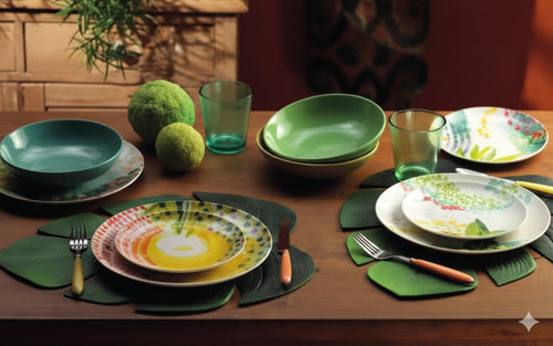 BAJO PLATO HOJA VERDE
