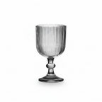 SET 6 COPAS GRIS CON RELIEVE