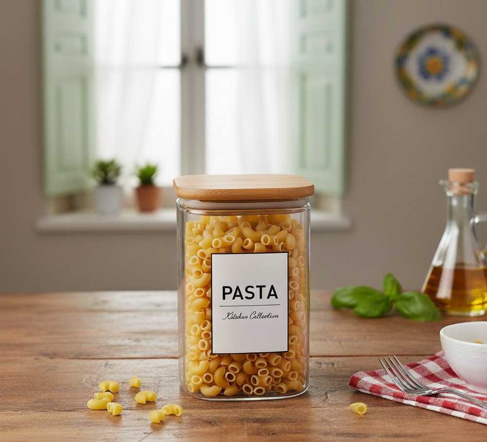 BOTE  DE BOROSILICATO PARA PASTA