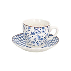 SET 6 TAZAS CAFÉ CON PLATO COTTAGE