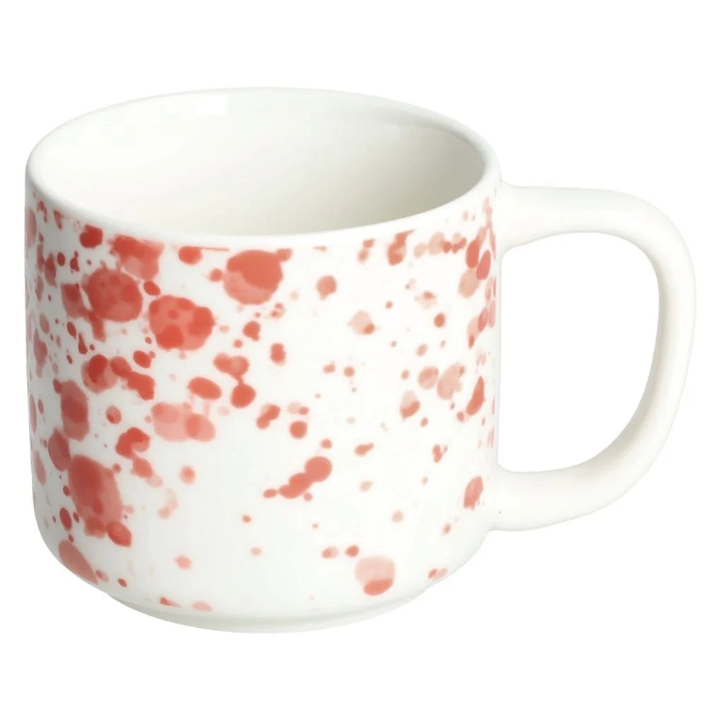 SET 6 TAZAS PUNTOS MULTICOLOR 380 CC