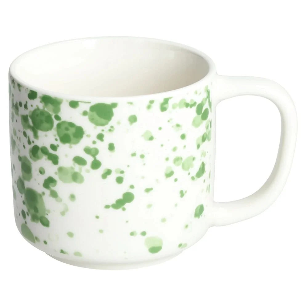 SET 6 TAZAS PUNTOS MULTICOLOR 380 CC