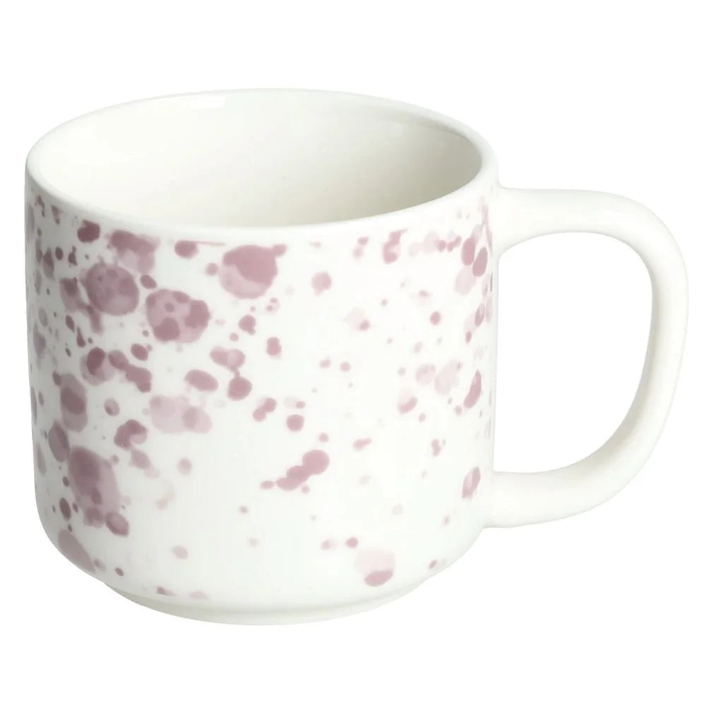 SET 6 TAZAS PUNTOS MULTICOLOR 380 CC
