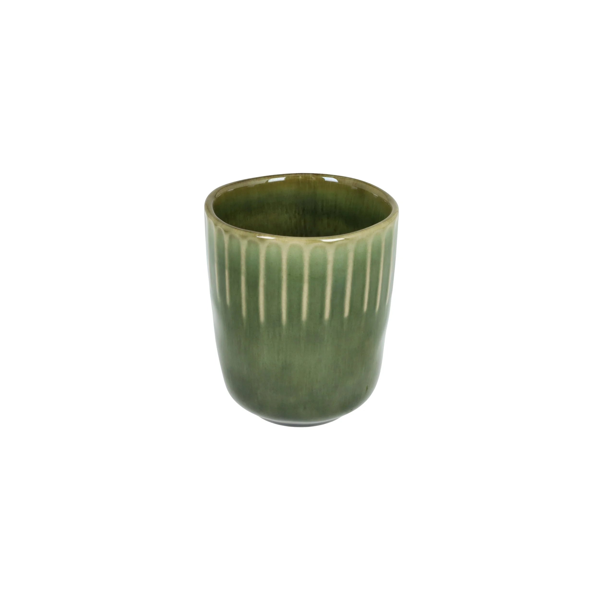SET 6 VASOS VERDE CALYPSO