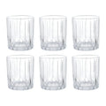 SET 6 VASOS LOUNGE TRANSPARENTES