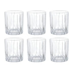 SET 6 VASOS LOUNGE TRANSPARENTES