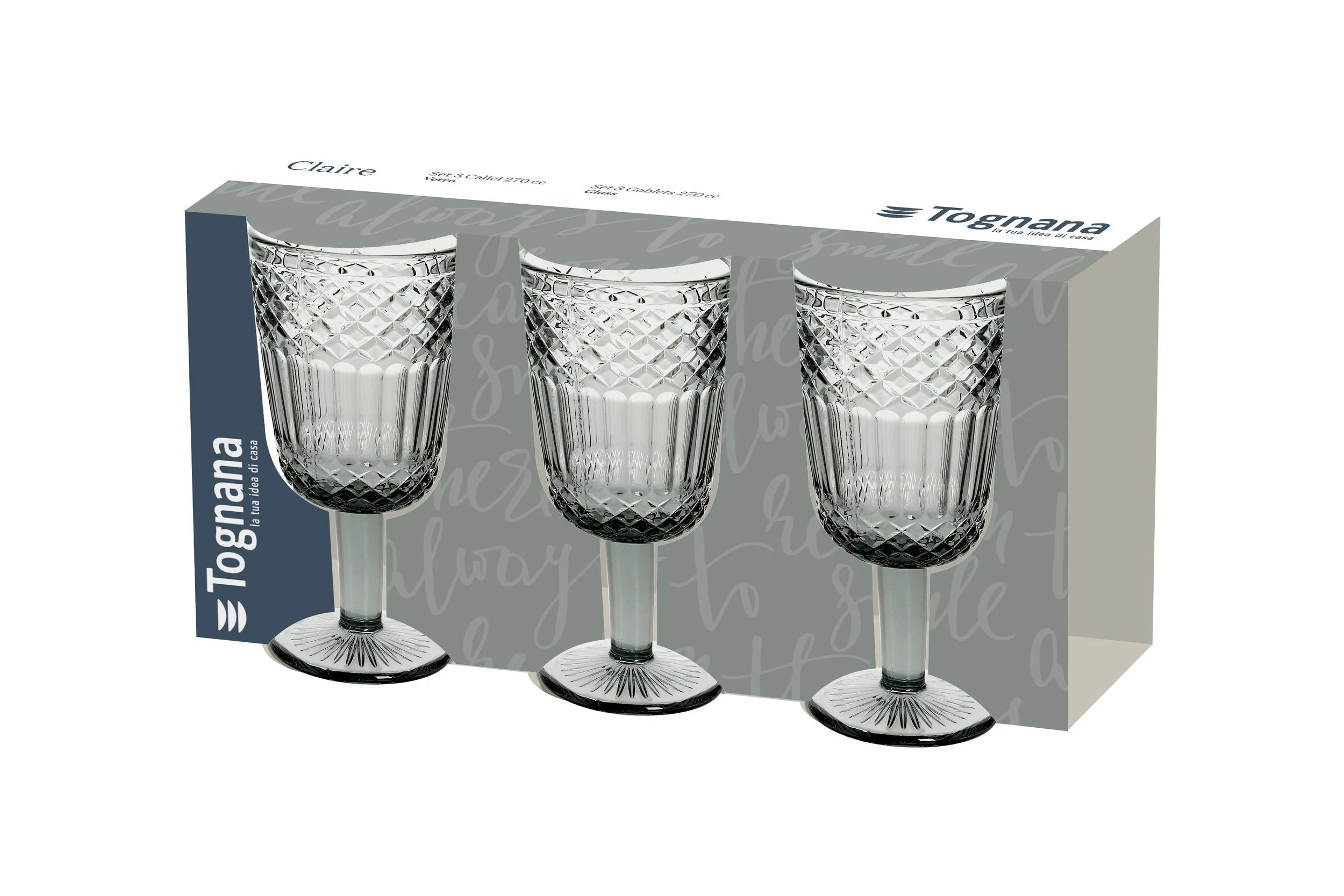 SET 3 COPAS CLAIRE GRIS
